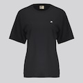 Camiseta Fila Oversized Letter Graphic Feminina PRETO