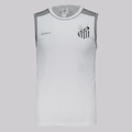 Camiseta Regata Santos Batimento FutFanatics Masculina BRANCO