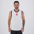 Camiseta Regata Vasco Gênese Masculina FutFanatics BRANCO