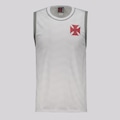 Camiseta Regata Vasco Presença Masculina FutFanatics BRANCO