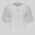 Camiseta Fila Cropped Comfort Classic Feminina BRANCO