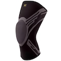 Joelheira Elástica Gold Sports Com Protetor de Patela e Suporte Lateral - 1 unidade PRETO