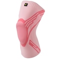 Joelheira Elástica Gold Sports Com Protetor de Patela e Suporte Lateral - 1 unidade ROSA