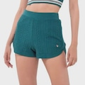 Shorts Fila Uc Knit Stripe Feminino VERDE