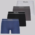 Cueca Boxer Mash Sem Costura - 4 unidades - Adulto BRANCO