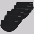 Cuecas Slip Mash - 6 unidades - Adulto PRETO