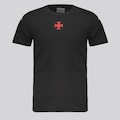Camiseta Kappa Vasco Viagem 2025 Masculina PRETO