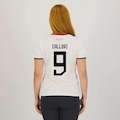 Camisa Do São Paulo Calleri 9 Stencil Feminina BRANCO