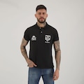 Camiseta Polo Kappa Grêmio Prudente Viagem Unissex PRETO