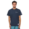 Camiseta Champion Malhão Mc Mini Logo Embroidery Masculina AZUL