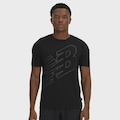 Camiseta New Balance Active Logo Masculina PRETO