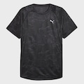 Camiseta Puma Run Velocity AOP Masculina PRETO