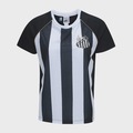 Camiseta Braziline Santos Mosaico Feminina PRETO