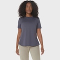 Camiseta ASICS Flex Stretch - Feminina AZUL