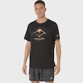 Camiseta ASICS Fujitrail Logo - Masculino - Preto - ASICS - Masculino PRETO