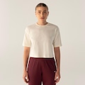 Camiseta Fila Cropped Comfort Classic Feminina AMARELO