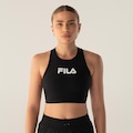Top Fila Train Long Elastic II Feminino PRETO