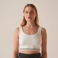 Top Fila Slim Uc Basic Tricot Feminino BRANCO