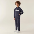 Calça Fila Regular Letter B. Infantil AZUL
