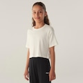 Camiseta Fila Essentials Canelada Infantil BRANCO