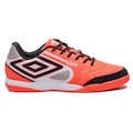 Chuteira de Futsal Unissex Umbro Pro 5 Bump Club CORAL/PRETO