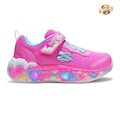 Tênis Skechers Eternal Heart Lights Infantil ROSA/AZUL