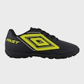 Chuteira Society Infantil Umbro Fast II PRETO/AMARELO ESC