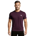 Camiseta Diadora Small Logo Masculina VINHO