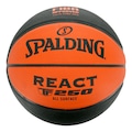 Bola de Basquete Spalding React TF-250 Fiba LARANJA/PRETO