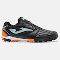 Chuteira de Society Masculino Joma Dribling PRETO/LARANJA