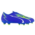 Chuteira de Campo Masculina Puma Ultra Plat FG/AG BDP AZUL