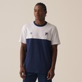 Camiseta Fila Regular F-Box Stripe II Rio Open 25 Masculina BRANCO