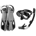 Kit de Mergulho Vollo Máscara + Snorkel - Nadadeira 35 a 39 NAO SE APLICA