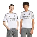 Camisa Real Madrid I 25/26 Infantil adidas BRANCO/MARROM