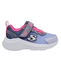 Tênis Infantil Skechers Sole Swifters AZUL/ROSA