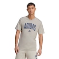 Camiseta adidas Gráfica Collegiate Masculina CINZA CLA/AZUL ESC