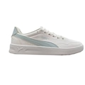 Tênis Feminino Puma Court Lally BRANCO/VERDE CLA