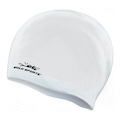 Touca de Natação Gold Sports Pro De Silicone Adulo BRANCO