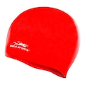 Touca de Natação Gold Sports Pro De Silicone Adulo VERMELHO
