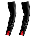 Manguito Longo Térmico e Compressão Gold Sports Adulto Dry YJX Proteção Solar Uv+50 - 2 pçs PRETO