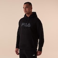 Casaco Com Capuz Fila Comfort Letter III Masculino PRETO