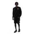 Blusão Corinthians Nike Total 90 Crew Masculino PRETO/LARANJA