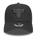 Boné Aba Curva New Era 9FORTY E-Frame Chicago Bulls Metallic Unissex CINZA