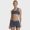 Top de Treino Under Armour HeatGear Authentics Mid Feminino CINZA