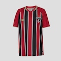 Camisa do São Paulo II 25/26 Infantil New Balance Torcedor VERMELHO/PRETO