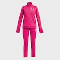 Conjunto de Agasalho de Treino Under Armour Knit Infantil ROSA