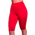 Bermudão Suplex Liso Vekyo Roupa para Academia Treino Musculação Feminina VERMELHO