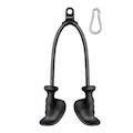 Puxador Tríceps Corda Profissional Yangfit Pegada Anatômica PRETO