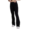 Calça Legging Suplex Flare Vekyo - Moda Fitness - Feminina PRETO