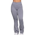 Calça Legging Suplex Flare Vekyo - Moda Fitness - Feminina CINZA